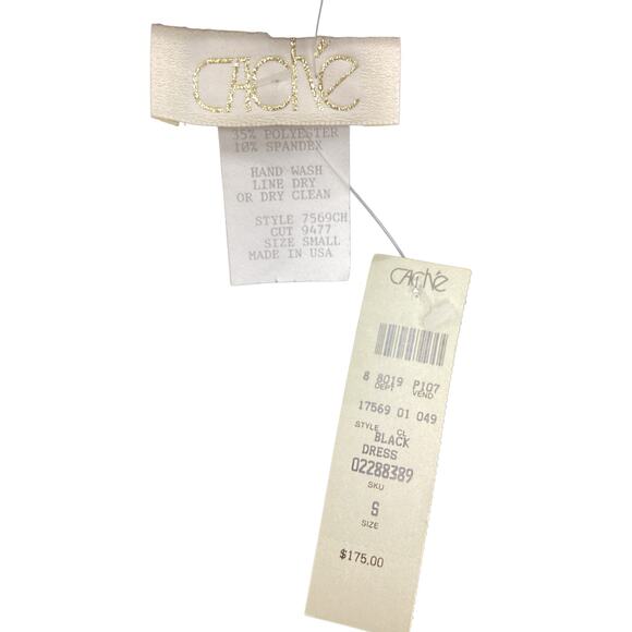 NWT Cache Set Women’s SizeS Dress+Blazer Sleeveless Dress NoClosure Blazer Black - Picture 10 of 10